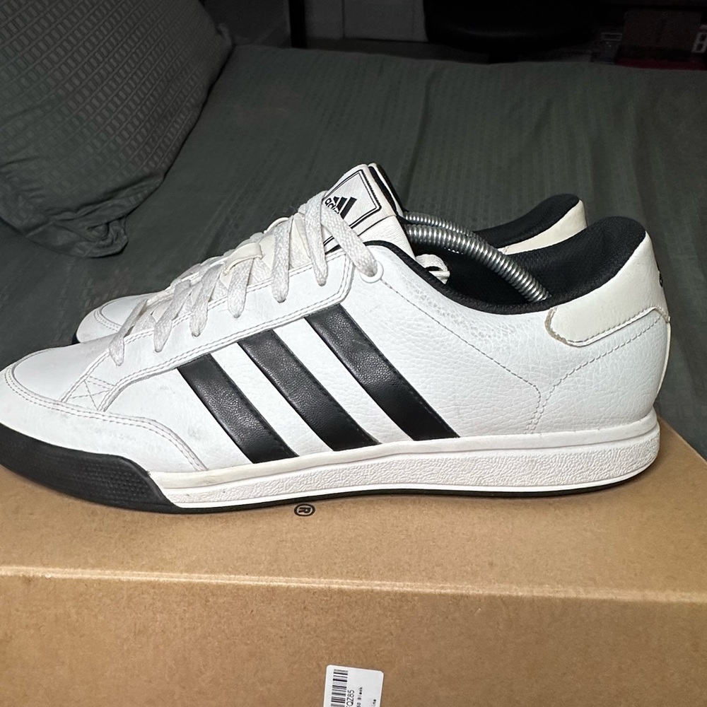 Adidas Oracle Stripes IV Tennis White/Black Shoes Size 12
